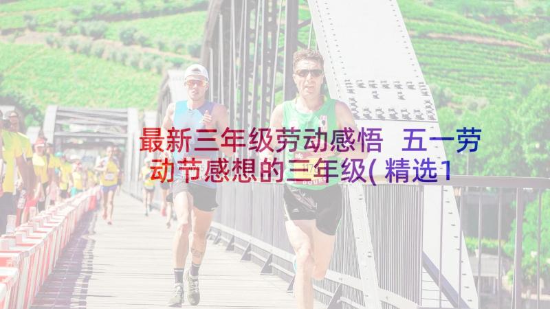 最新三年级劳动感悟 五一劳动节感想的三年级(精选10篇)