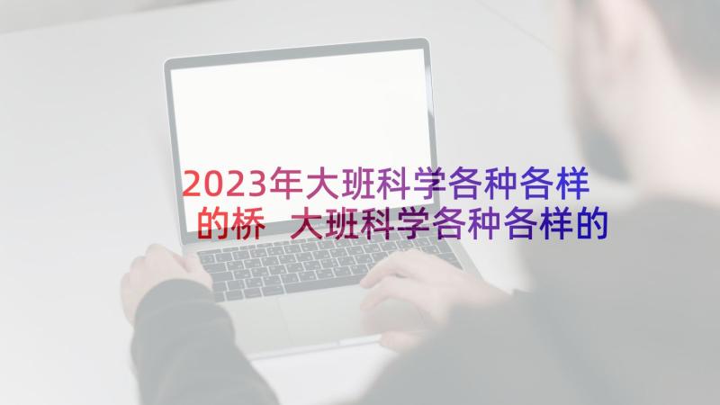 2023年大班科学各种各样的桥 大班科学各种各样的伞教案及反思(精选5篇)