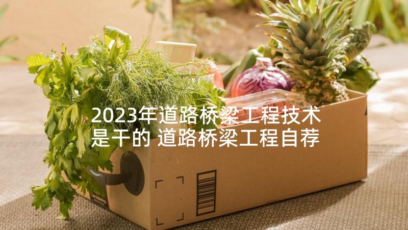 2023年道路桥梁工程技术是干的 道路桥梁工程自荐信(汇总9篇)