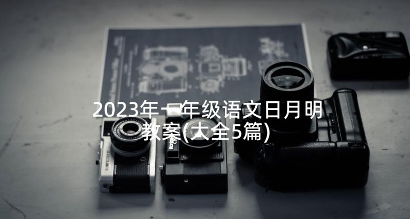 2023年一年级语文日月明教案(大全5篇)