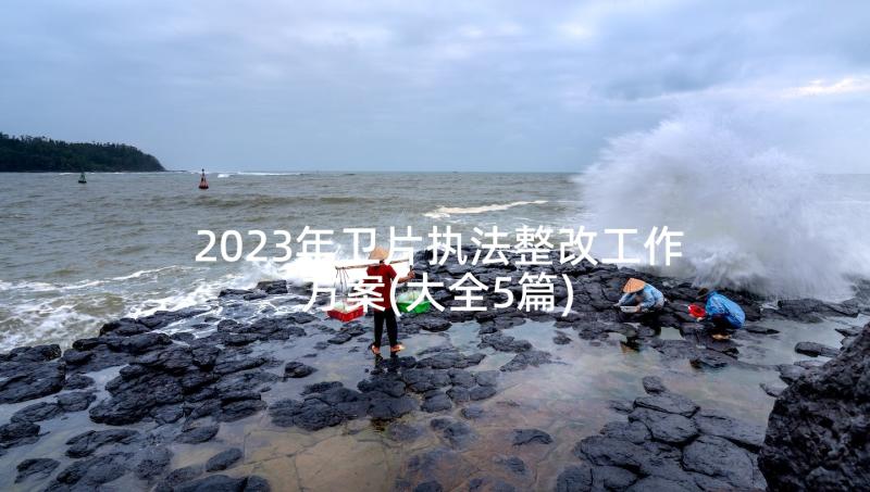 2023年卫片执法整改工作方案(大全5篇)