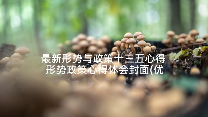 最新形势与政策十三五心得 形势政策心得体会封面(优秀7篇)