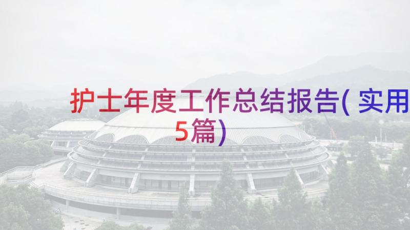 护士年度工作总结报告(实用5篇)