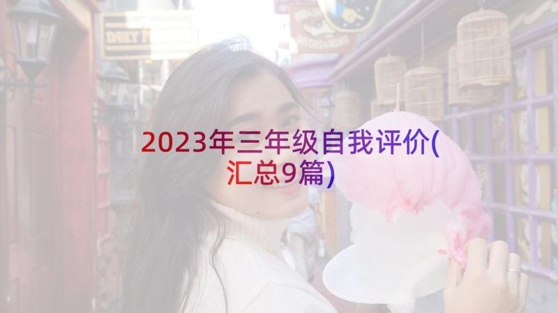 2023年三年级自我评价(汇总9篇)