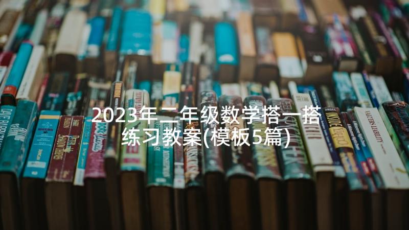 2023年二年级数学搭一搭练习教案(模板5篇)