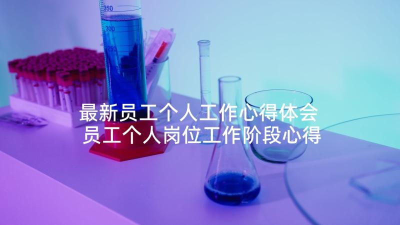 最新员工个人工作心得体会 员工个人岗位工作阶段心得(精选5篇)