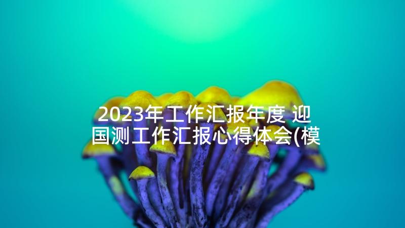 2023年工作汇报年度 迎国测工作汇报心得体会(模板9篇)