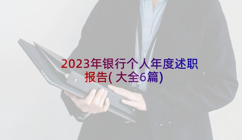 2023年银行个人年度述职报告(大全6篇)