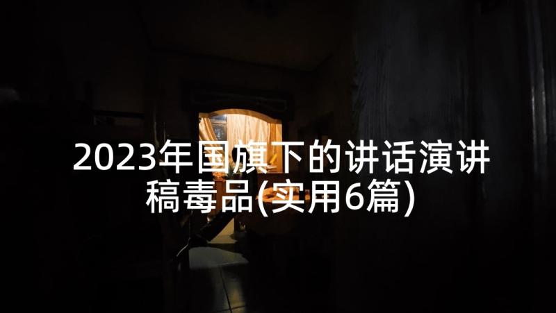 2023年国旗下的讲话演讲稿毒品(实用6篇)