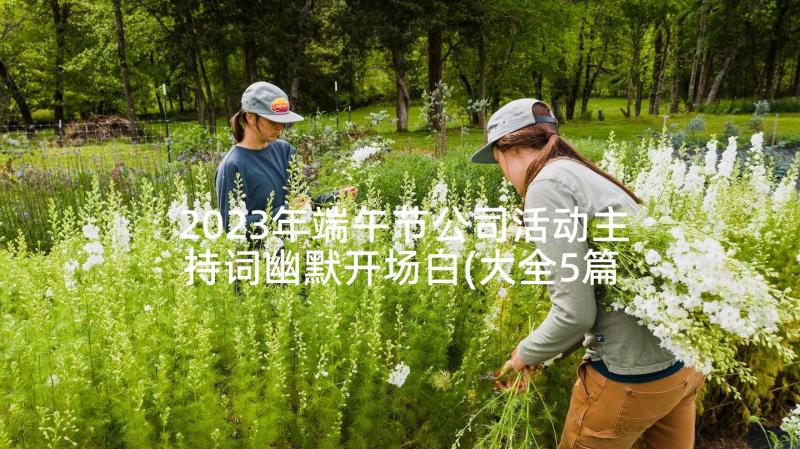 2023年端午节公司活动主持词幽默开场白(大全5篇)