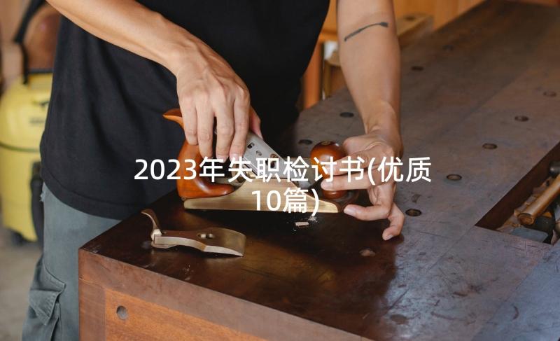 2023年失职检讨书(优质10篇)