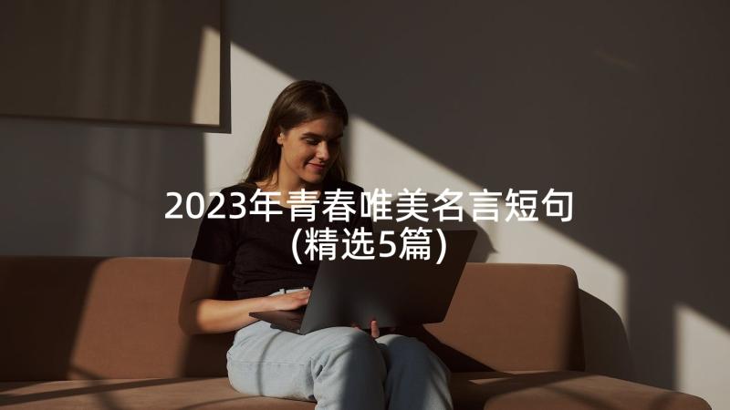 2023年青春唯美名言短句(精选5篇)