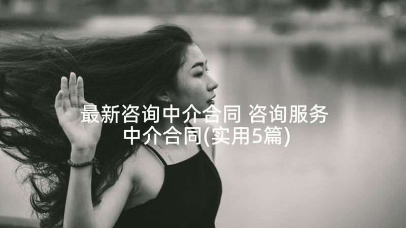 最新咨询中介合同 咨询服务中介合同(实用5篇)