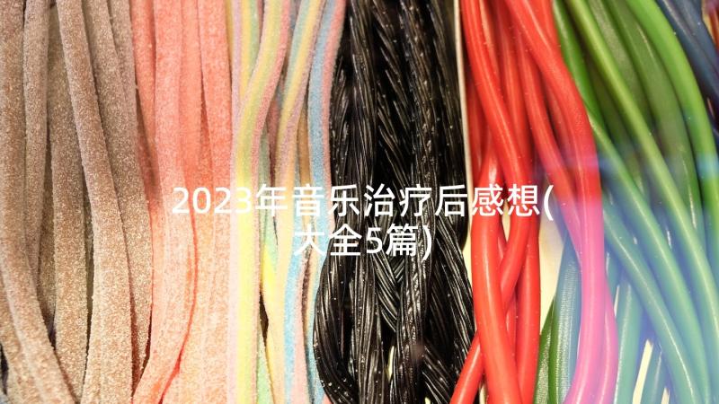 2023年音乐治疗后感想(大全5篇)