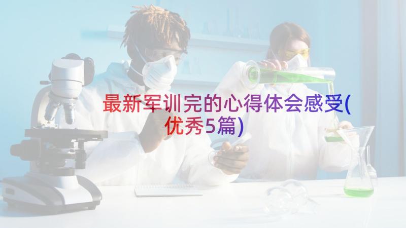 最新军训完的心得体会感受(优秀5篇)