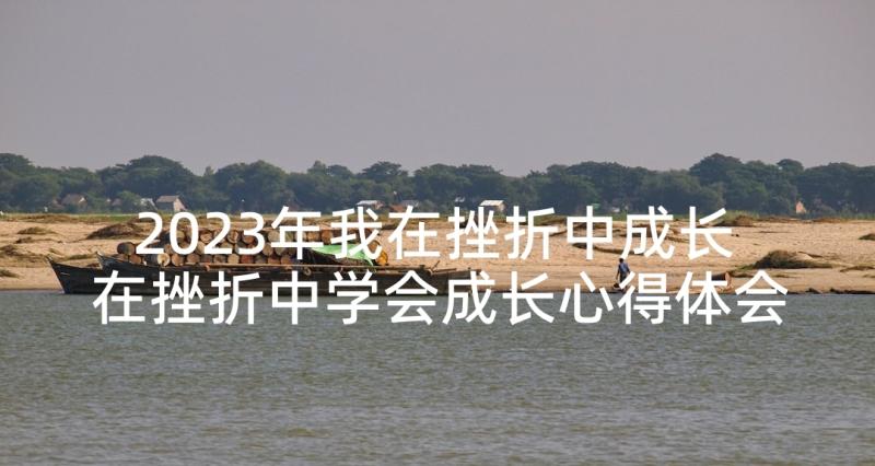 2023年我在挫折中成长 在挫折中学会成长心得体会(大全8篇)