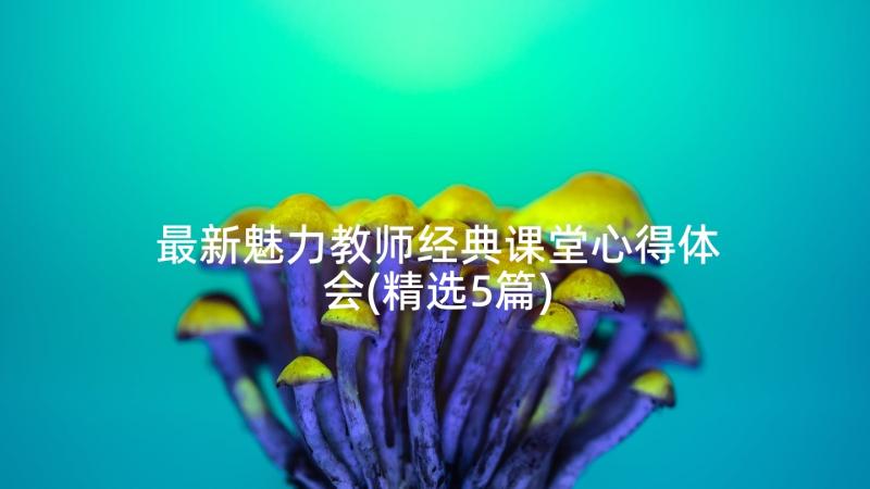 最新魅力教师经典课堂心得体会(精选5篇)