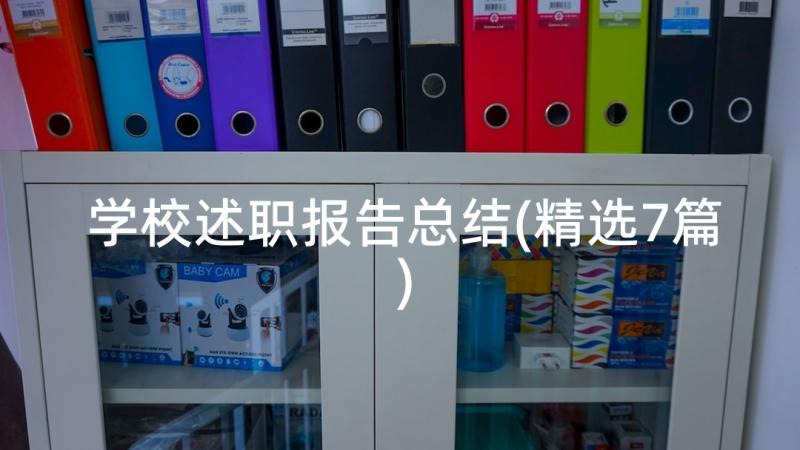 学校述职报告总结(精选7篇)