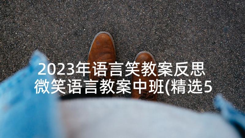 2023年语言笑教案反思 微笑语言教案中班(精选5篇)