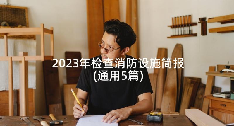 2023年检查消防设施简报(通用5篇)