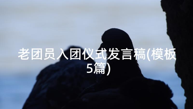 老团员入团仪式发言稿(模板5篇)