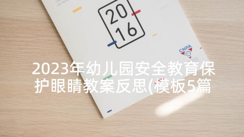 2023年幼儿园安全教育保护眼睛教案反思(模板5篇)