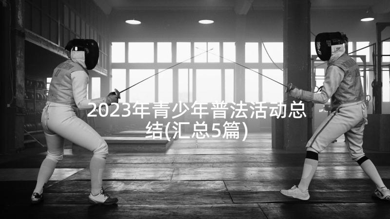 2023年青少年普法活动总结(汇总5篇)