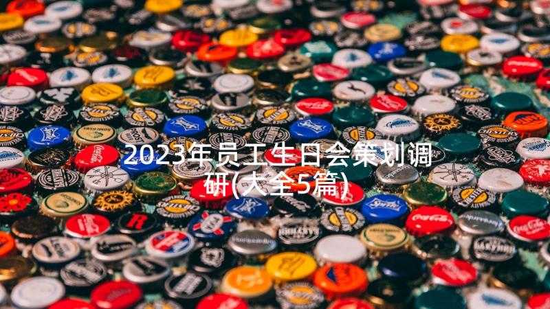 2023年员工生日会策划调研(大全5篇)