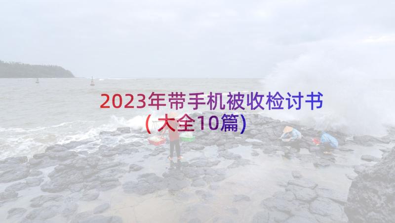 2023年带手机被收检讨书(大全10篇)