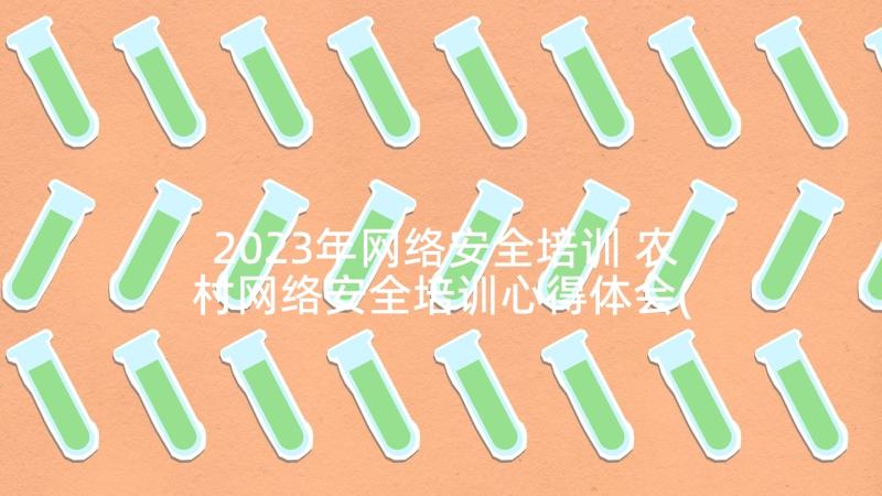 2023年网络安全培训 农村网络安全培训心得体会(优秀10篇)