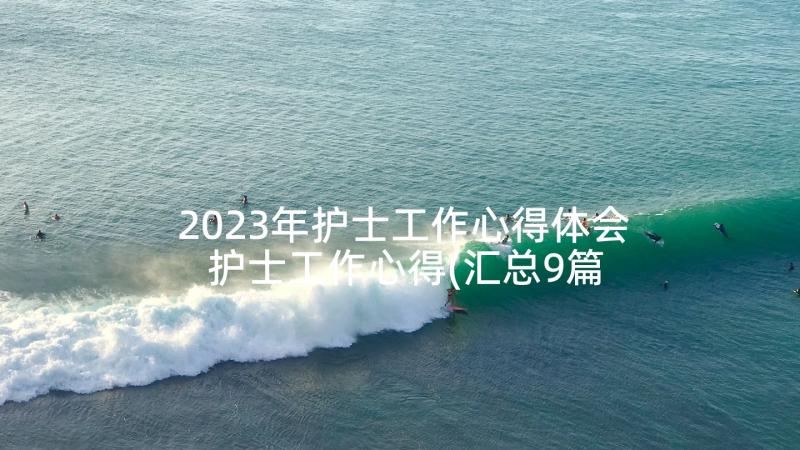 2023年护士工作心得体会 护士工作心得(汇总9篇)