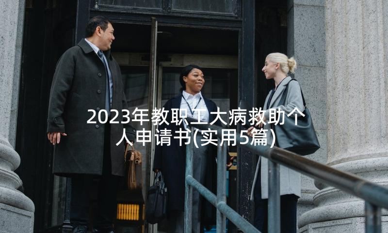2023年教职工大病救助个人申请书(实用5篇)
