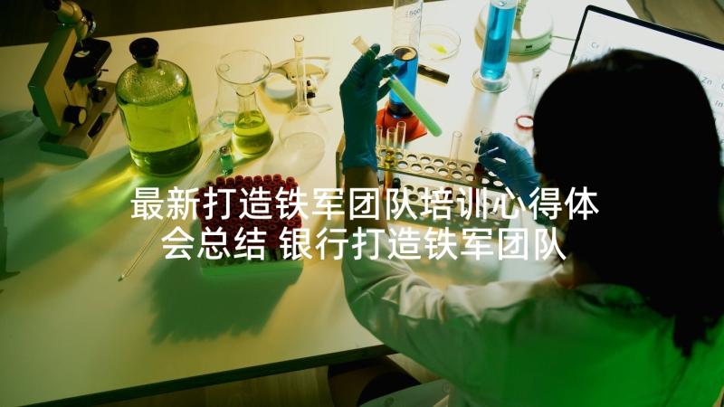 最新打造铁军团队培训心得体会总结 银行打造铁军团队心得体会(实用5篇)