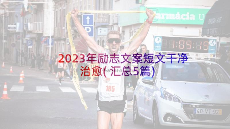 2023年励志文案短文干净治愈(汇总5篇)