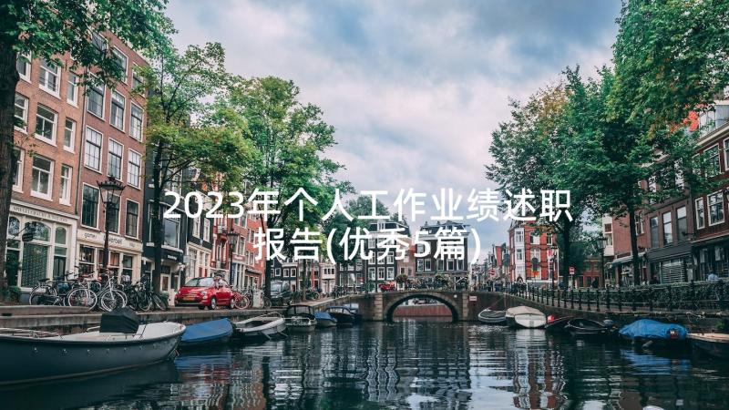 2023年个人工作业绩述职报告(优秀5篇)