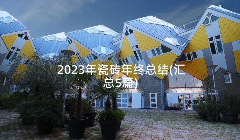 2023年瓷砖年终总结(汇总5篇)