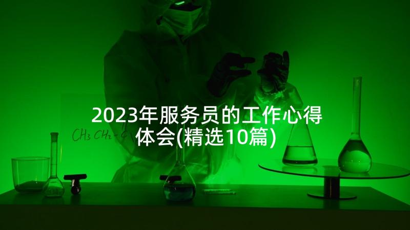 2023年服务员的工作心得体会(精选10篇)