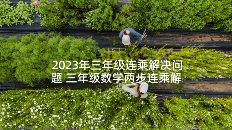 2023年三年级连乘解决问题 三年级数学两步连乘解决实际问题教学反思(实用5篇)