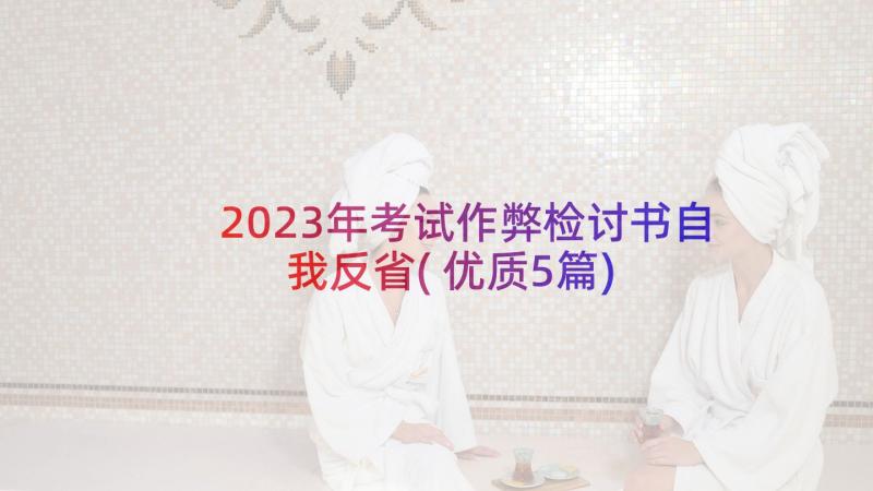 2023年考试作弊检讨书自我反省(优质5篇)