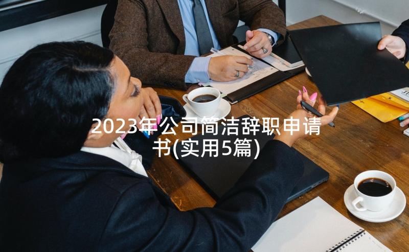 2023年公司简洁辞职申请书(实用5篇)