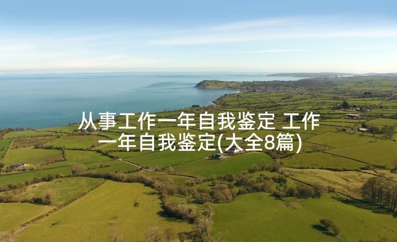 从事工作一年自我鉴定 工作一年自我鉴定(大全8篇)