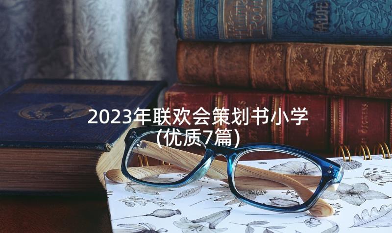 2023年联欢会策划书小学(优质7篇)