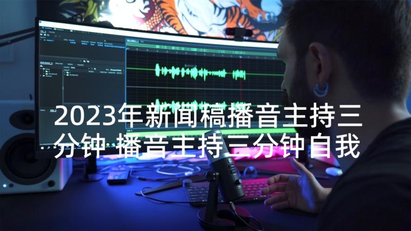 2023年新闻稿播音主持三分钟 播音主持三分钟自我介绍(汇总5篇)