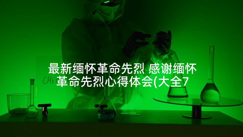 最新缅怀革命先烈 感谢缅怀革命先烈心得体会(大全7篇)