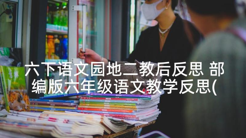 六下语文园地二教后反思 部编版六年级语文教学反思(汇总5篇)