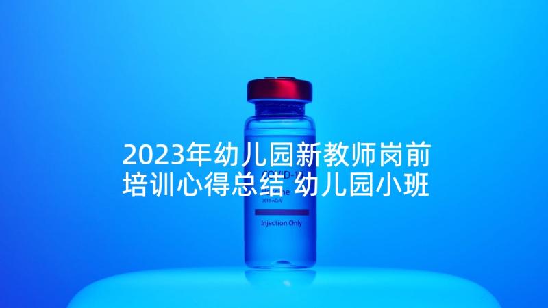 2023年幼儿园新教师岗前培训心得总结 幼儿园小班新教师岗前培训总结(优秀7篇)