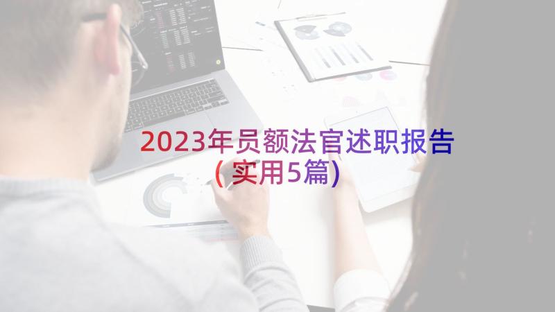 2023年员额法官述职报告(实用5篇)