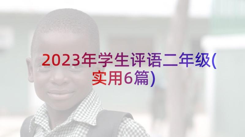 2023年学生评语二年级(实用6篇)