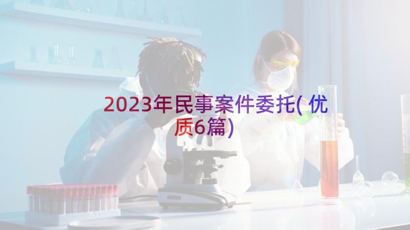 2023年民事案件委托(优质6篇)