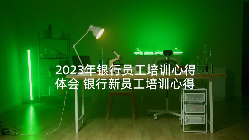 2023年银行员工培训心得体会 银行新员工培训心得(模板7篇)